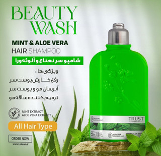 شامپو سر روزانه نعنا وآلویه وراحجم۲۵۰میل