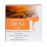 صابون روغن شترمرغ تراست پروفشنال ،جوانسازمناسب انواع مختلف پوست،وزن۷۵گرم