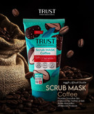 ماسک اسکراب قهوه تراست پروفشنال ،مناسب انواع پوست،حجم۱۵۰میل