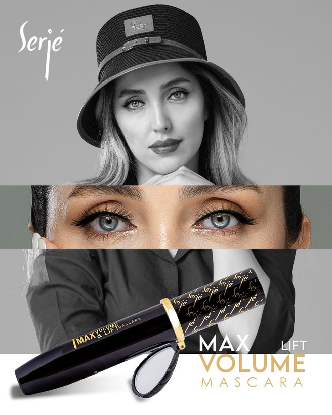 ریمل لیفت کننده سرژه،رنگ مشکی،ویتانینه،بدون پارابن،حجم۱۵میل