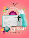 لوسیون ضد درد و گرفتگی عضلات تراست اسلیم دارای اپلیکاتور سه بعدی برای ماساژ موضع درد و گرفتگی عضلات ،حجم ۱۵۰میل
