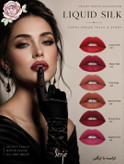 رژ لب مایع مخملی مات سرژه ،فاقد سرب،کد 105 (Mauve Red)،حجم۱۰میل