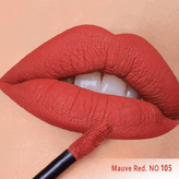 رژ لب مایع مخملی مات سرژه ،فاقد سرب،کد 105 (Mauve Red)،حجم۱۰میل